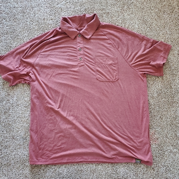L.L. Bean Pocket T-shirt Slightly Fitted Men's XL Brown Hiking Outdoor - Picture 1 of 8